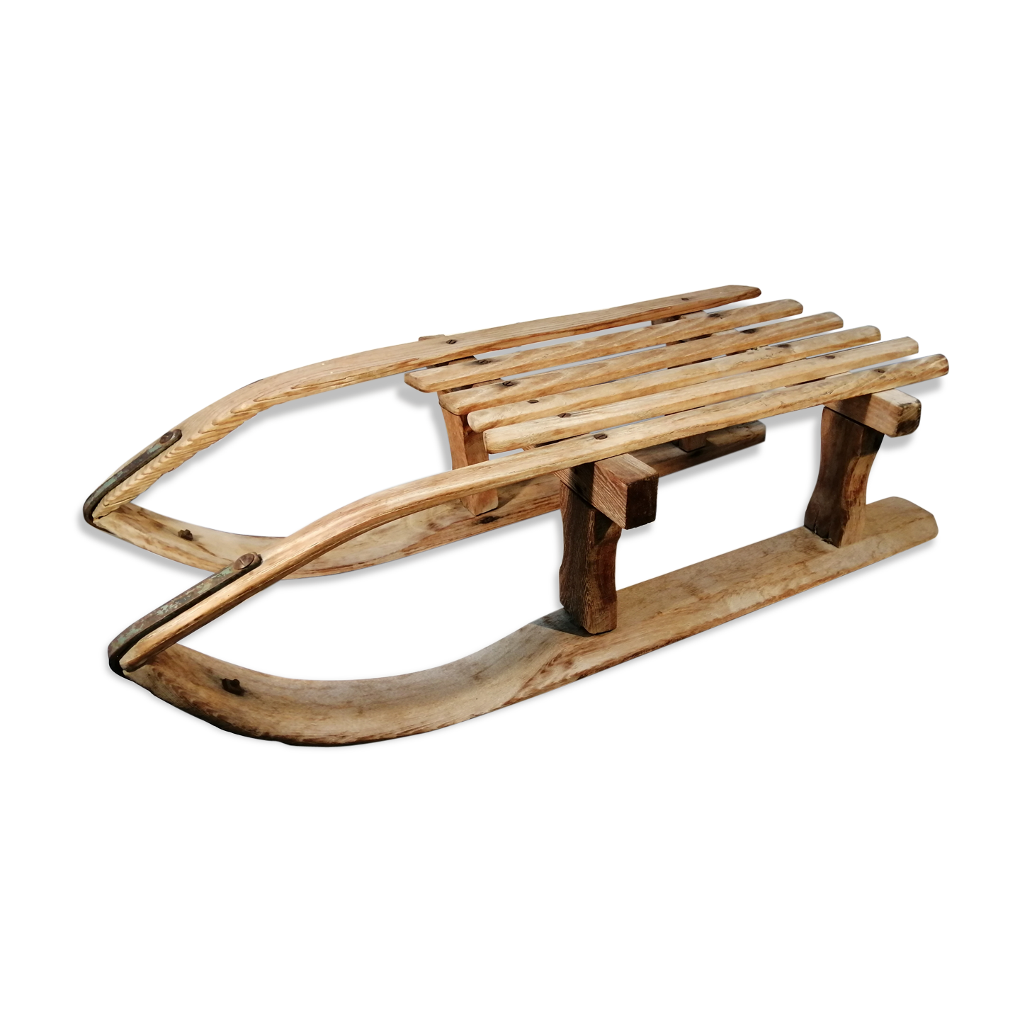 Old wooden sledge - vintage