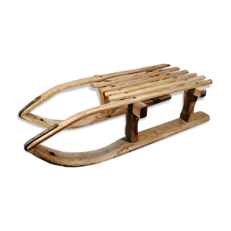 Old wooden sledge - vintage