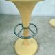 Lot 2 tabourets de bar haut design années 70 design friedrich stückenbreker plastique vintage
