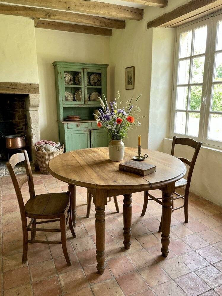 Coffee table with drop-leaves