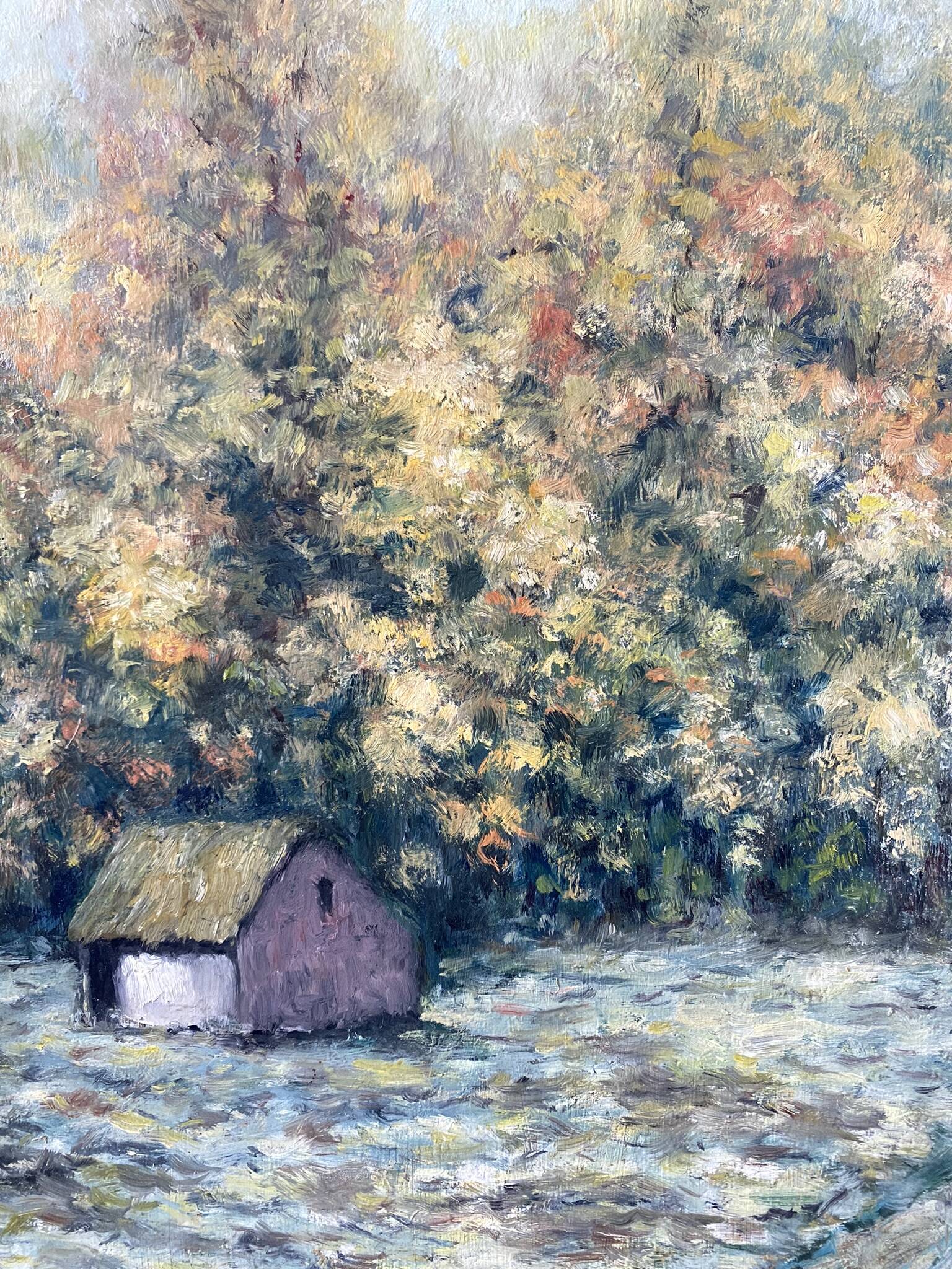 Cabane dans la foret