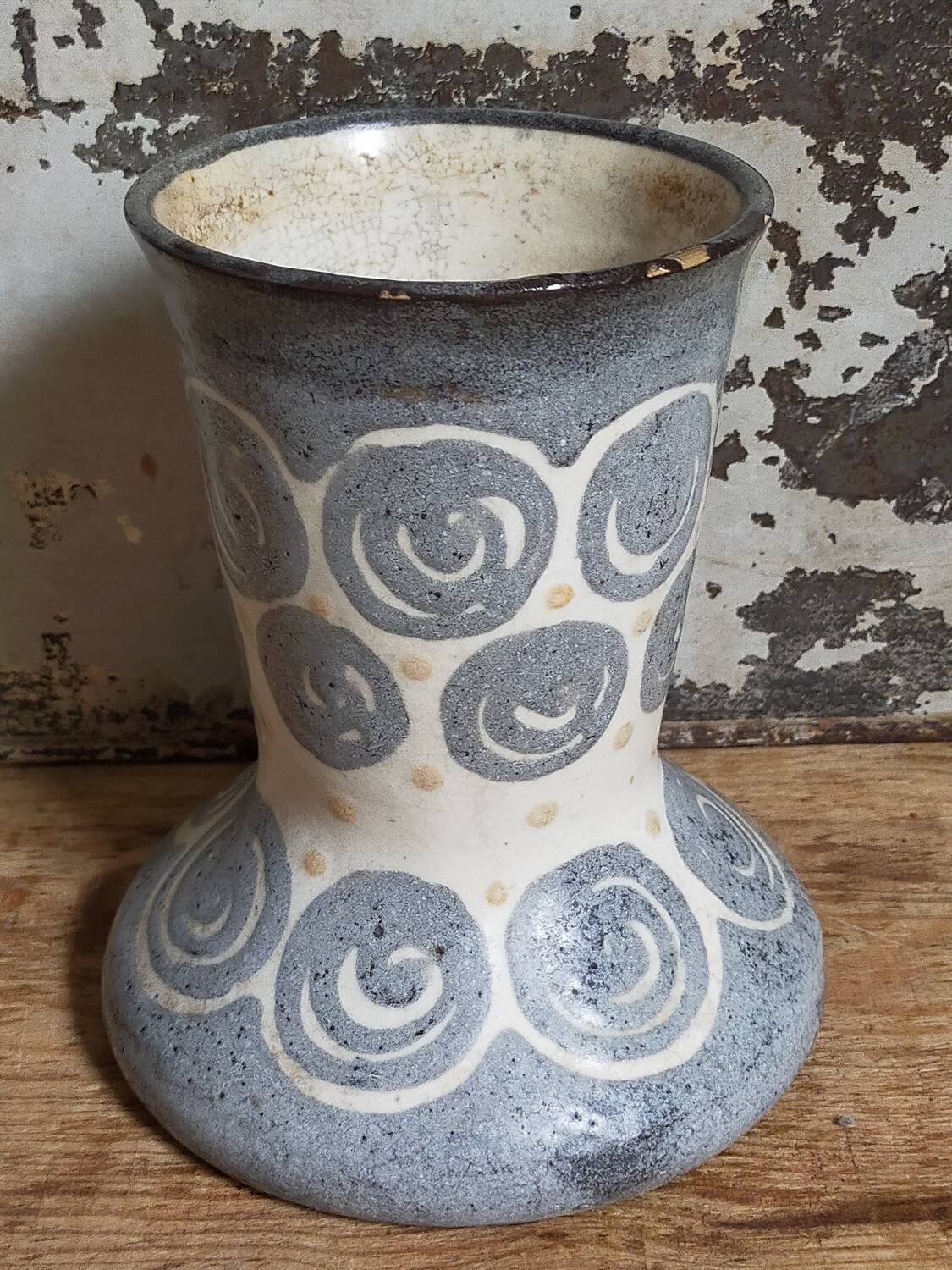 Elchinger fils Art Deco ceramic vase