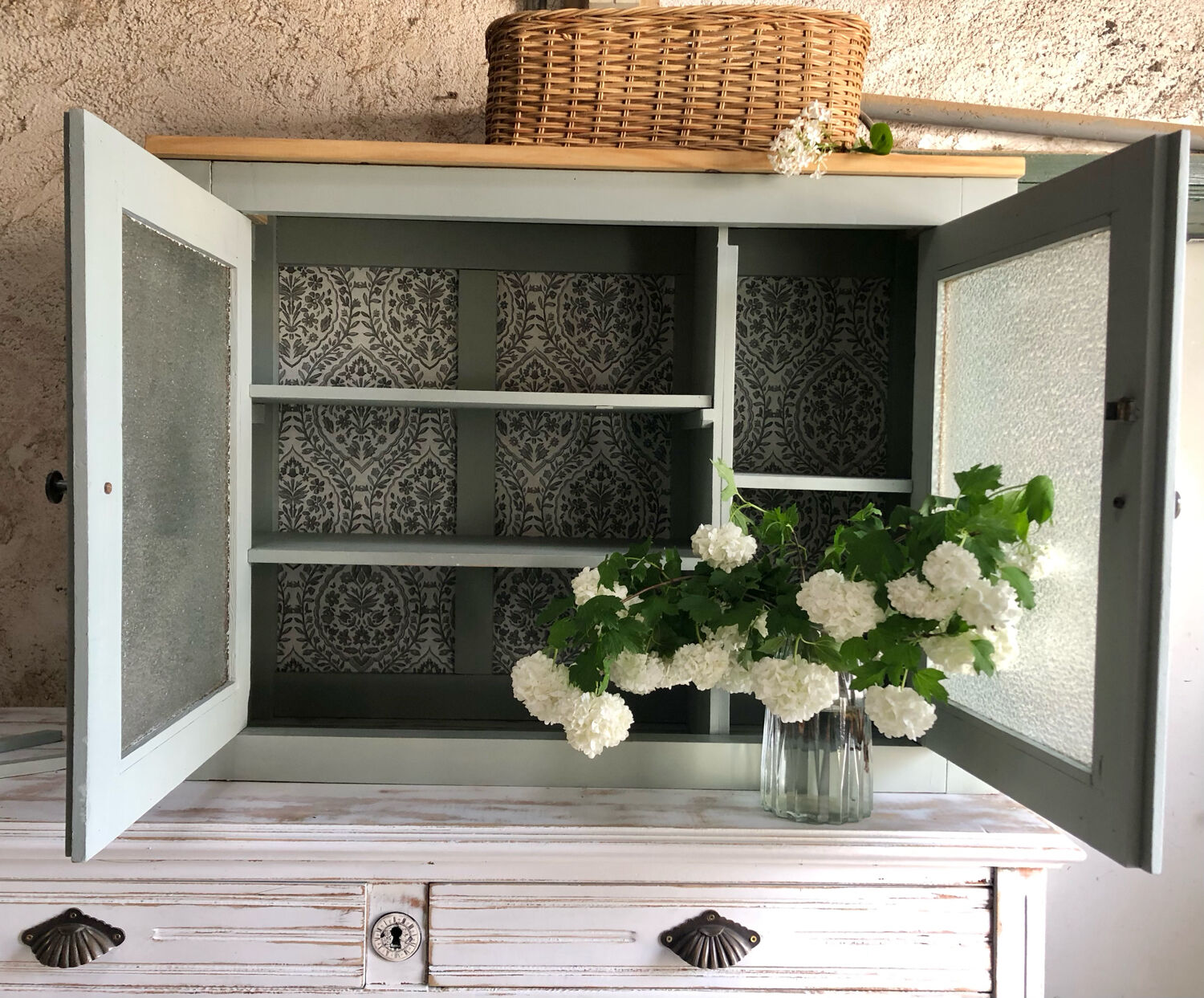 Vintage wall cabinet