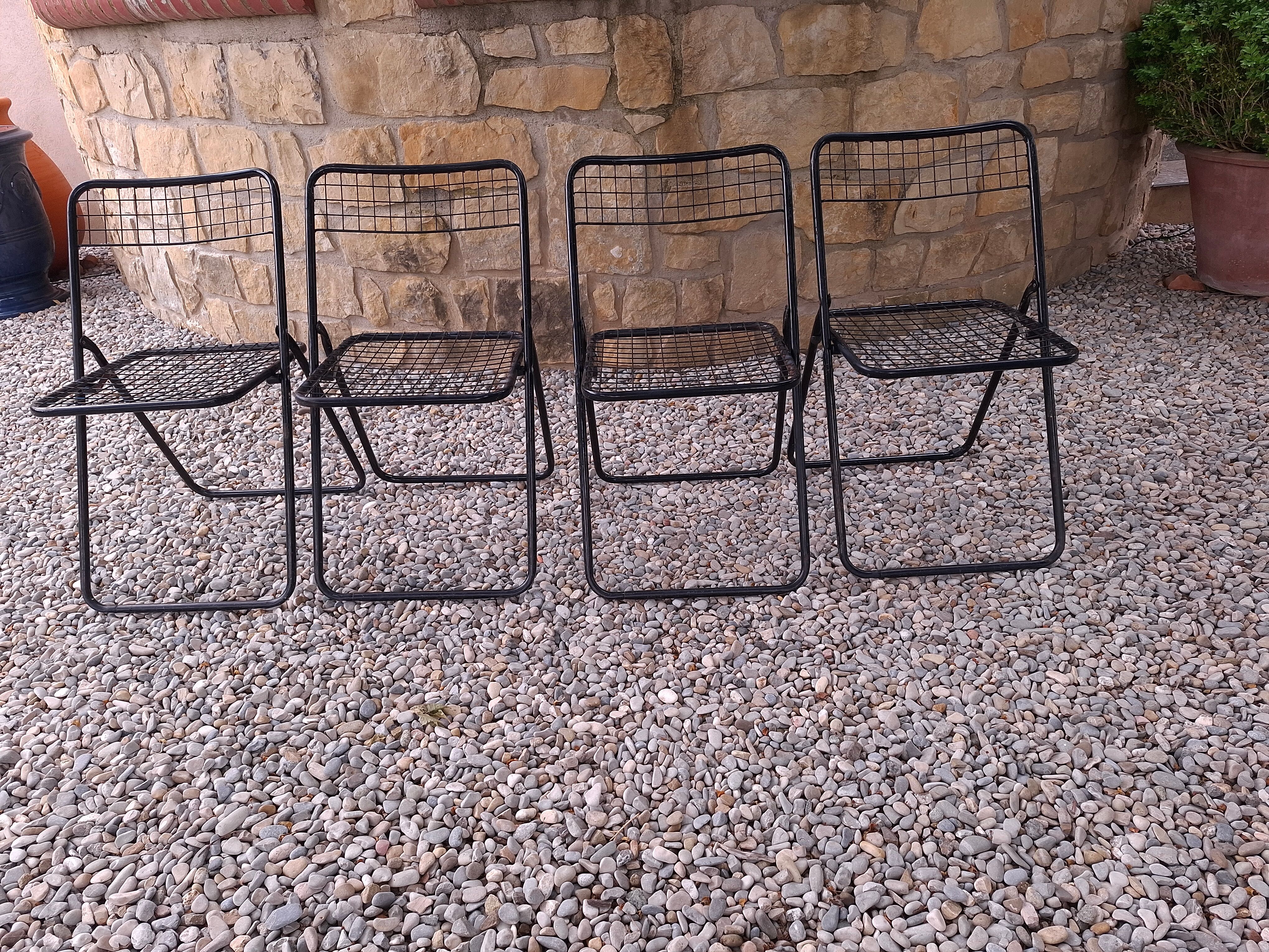4 chaises pliantes Niels Gammelgaard , Ikea