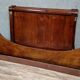 Rare Empire period mahogany bed with gilt bronze profiles circa 1800