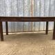 Rustic antique farmhouse table in solid oak with 1 drawer.