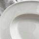 Oval fish dish in white ironstone Creil and Montereau late 19th century