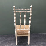 Chaise ancienne XIXème bois blanc