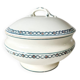 Longwy iron earthenware soup tureen