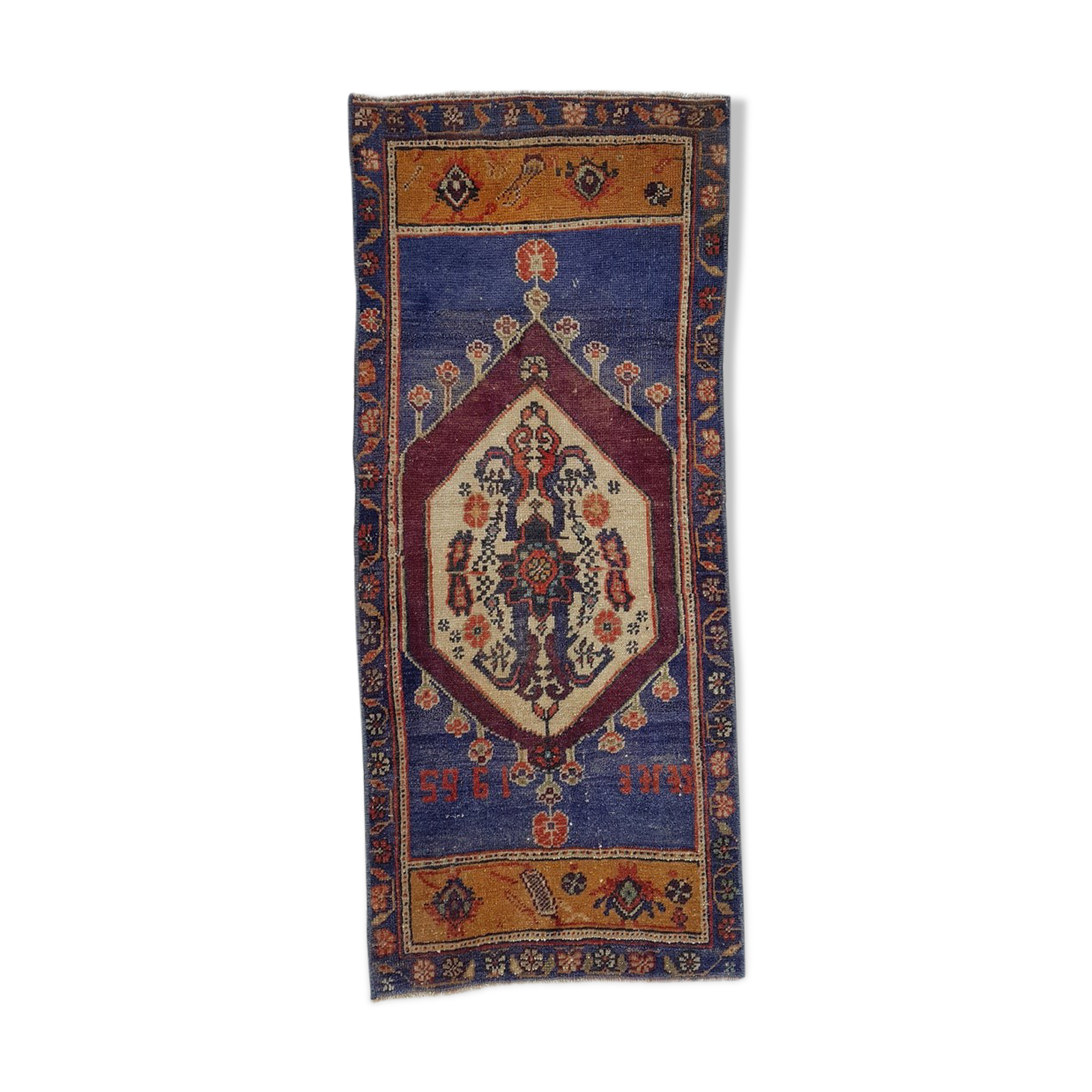 Persian carpet from 1965 - 50x116 cm