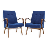Paire de fauteuils Jaroslav Smidek des années 1960 pour TON, Tchécoslovaquie