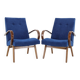 Paire de fauteuils Jaroslav Smidek des années 1960 pour TON, Tchécoslovaquie