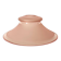 small pink lampshade in pink granite glass from the 50s