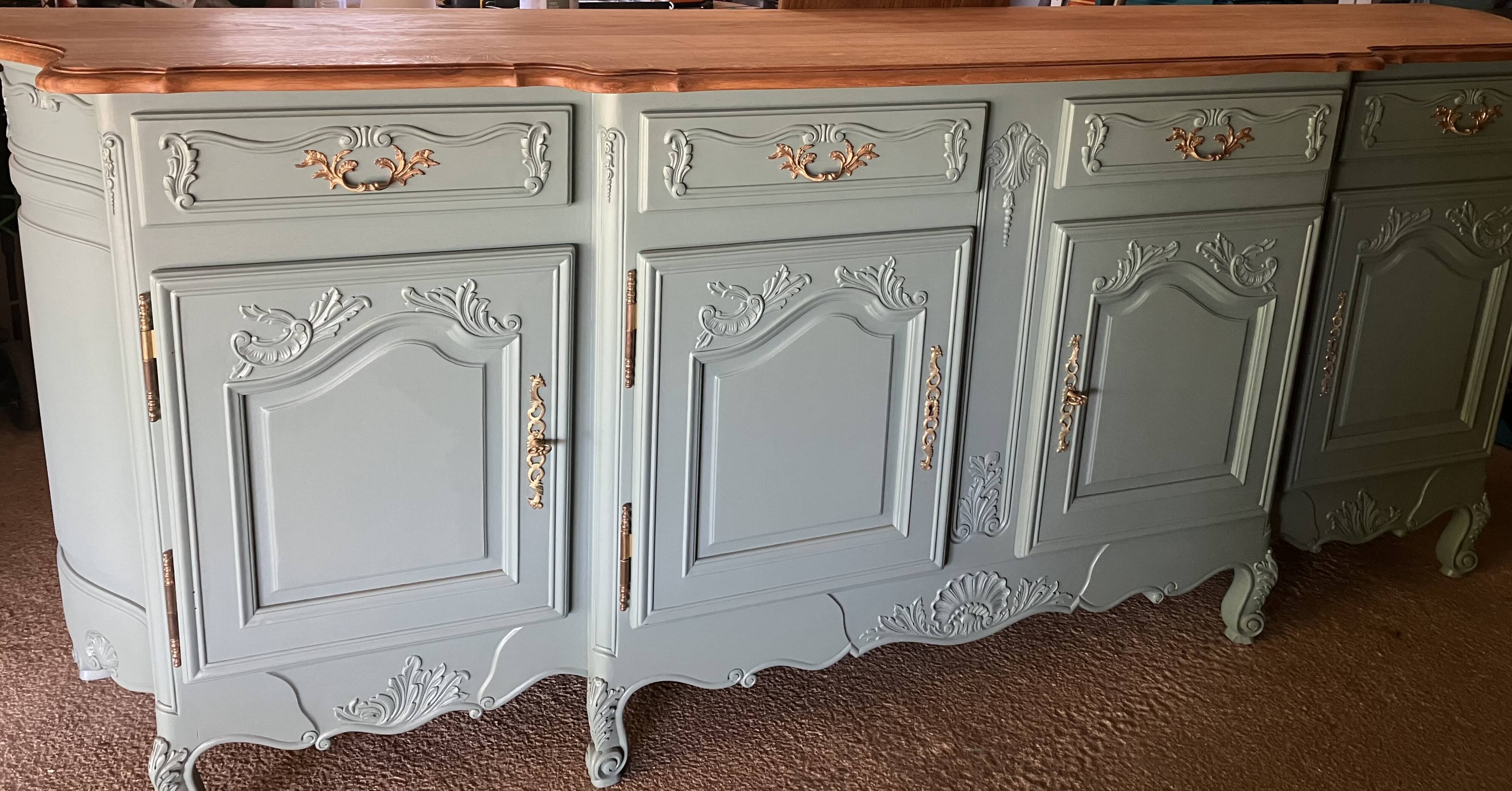 Buffet / Louis XV sideboard restored