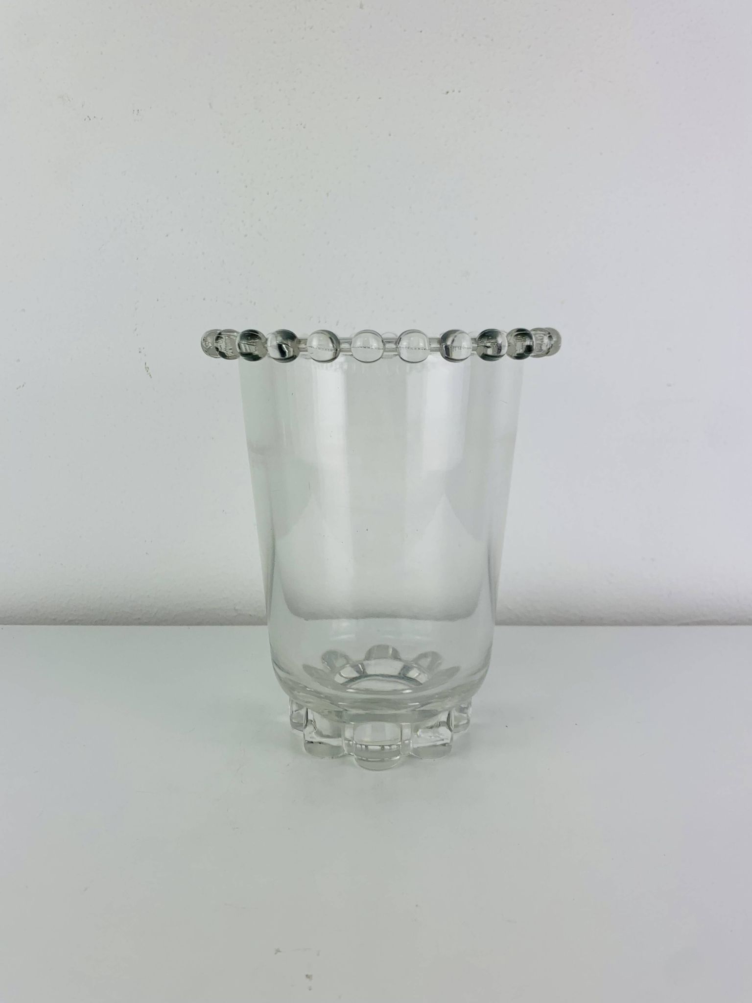 Art Deco glass vase by Rudolf Schrotter