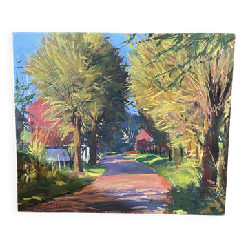 Landscape painting by Tony Reniers