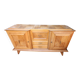 Magnifique grand buffet bas vintage en bois