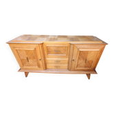 Magnificent large vintage wooden sideboard.