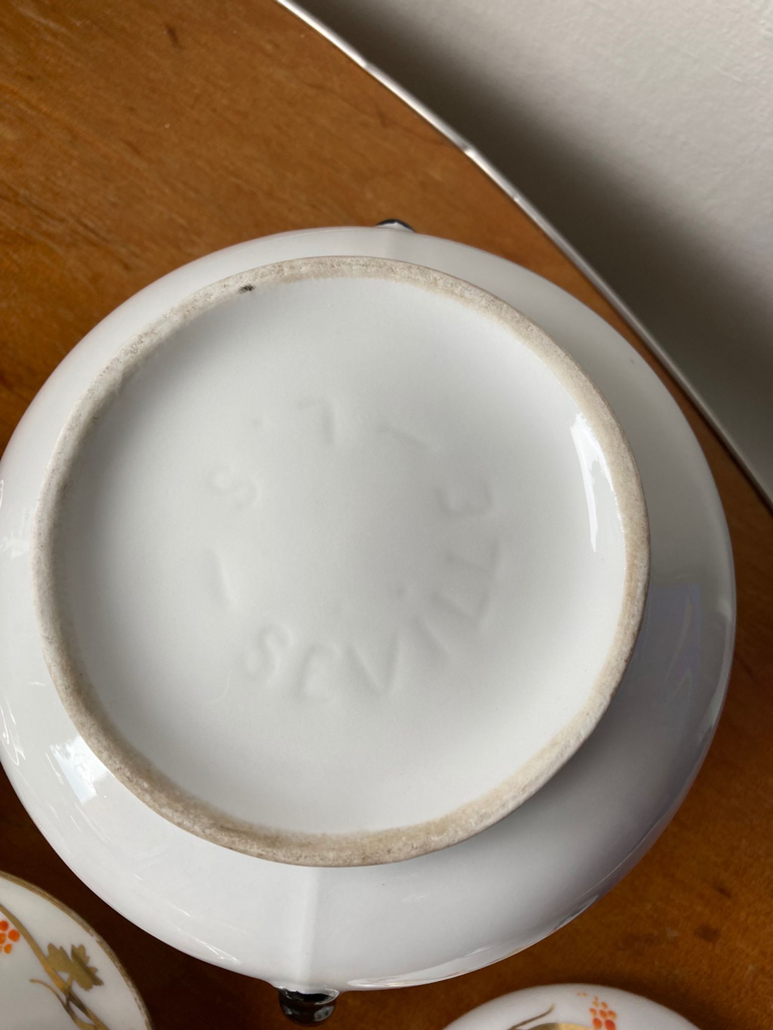 Empire period tea service