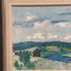 Original Swedish Oil on Canvas Landscape by Evald Hedenström (1909-1997) - Signed - Vintage Framed