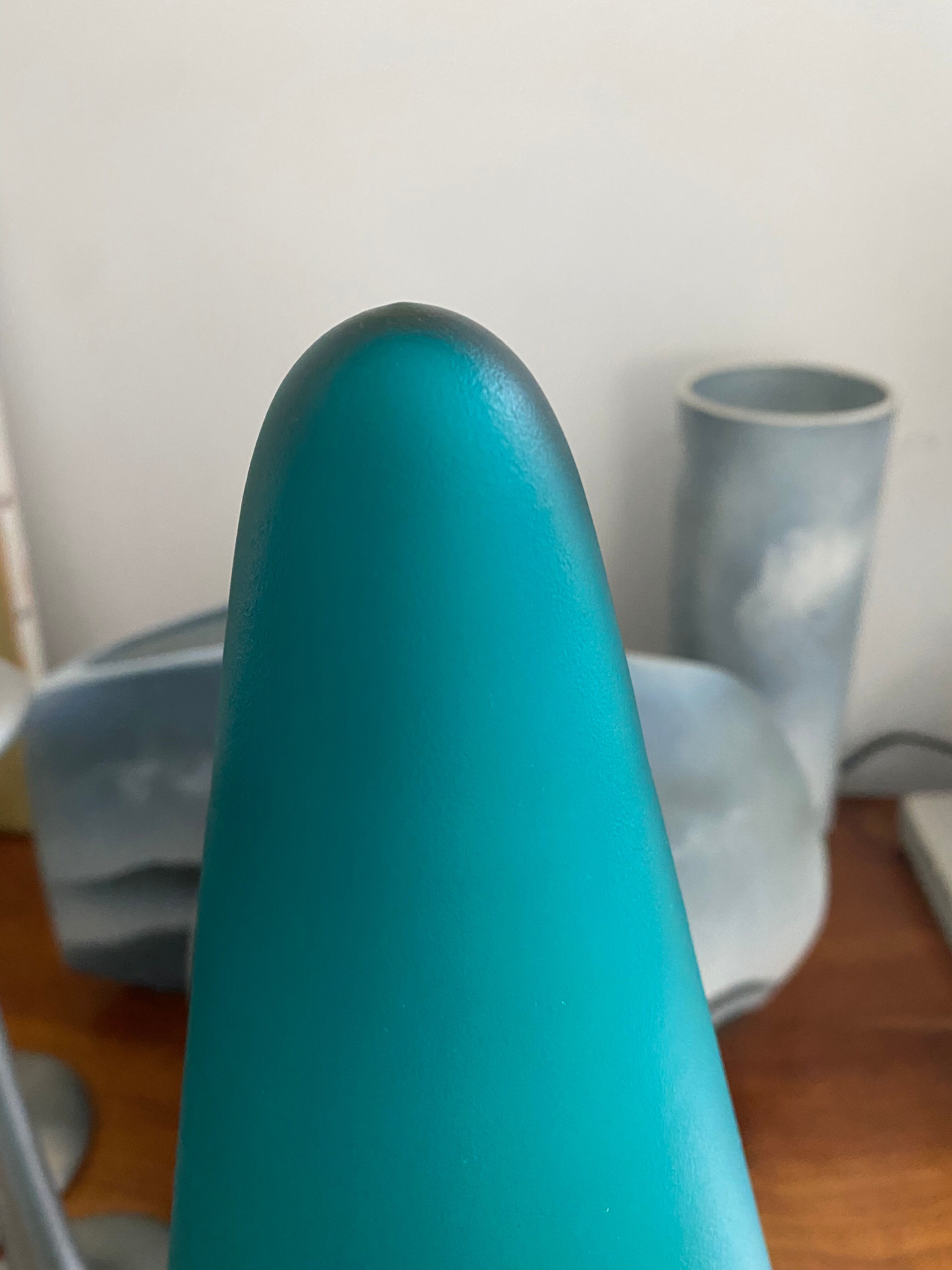 Teepee SCE green cone lamp vintage 80s