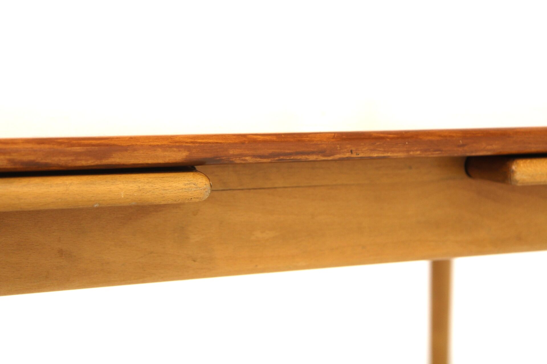 Table de salle à manger "portefeuille" en teck, Suède, 1960