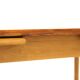 Table de salle à manger "portefeuille" en teck, Suède, 1960