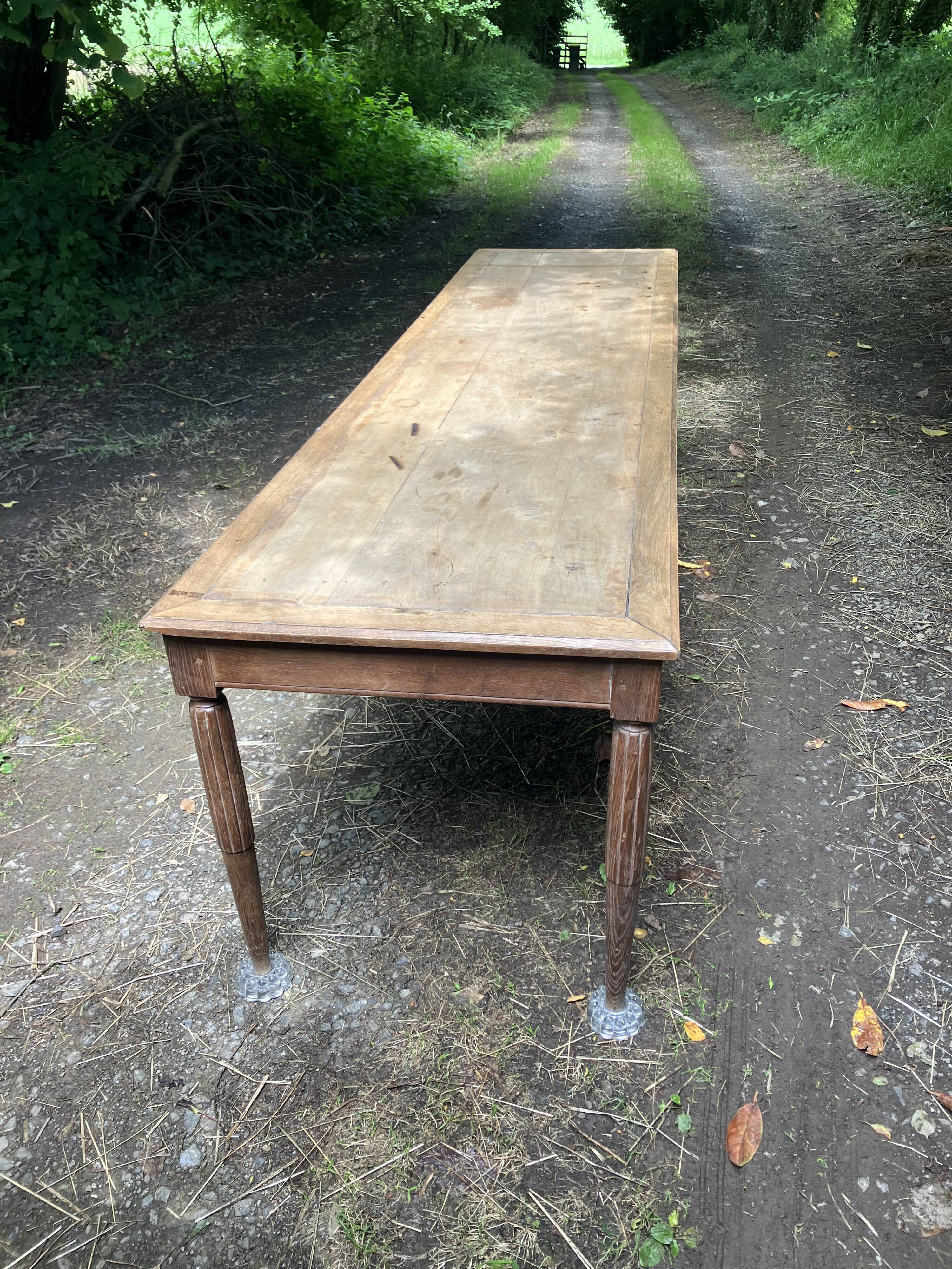 Large old table 285 long