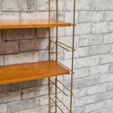 Vintage shelf 1950 in stained wood