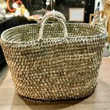 Panier palme crochetée