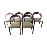 Suite of 6 chairs Gondola Baumann