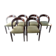 Suite de 6 chaises Gondole Baumann