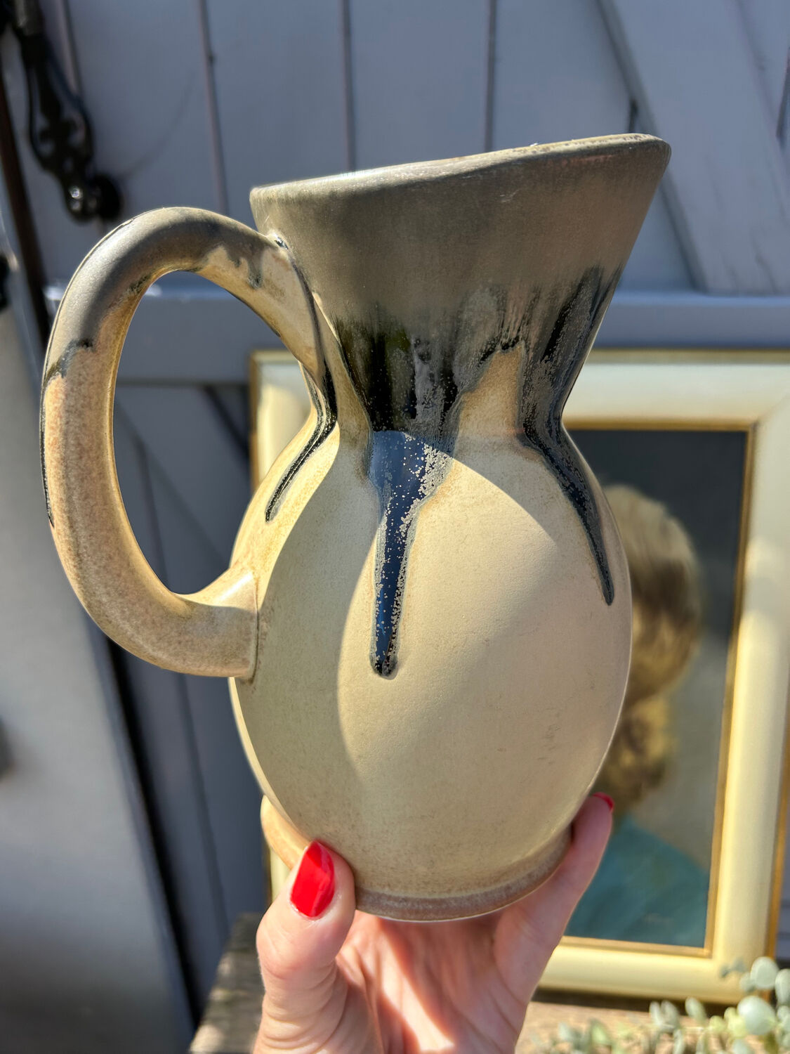 Vintage ceramic pitcher