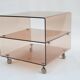 Plexiglas lucite side table by Michel Dumas for Roche Bobois, 1970s