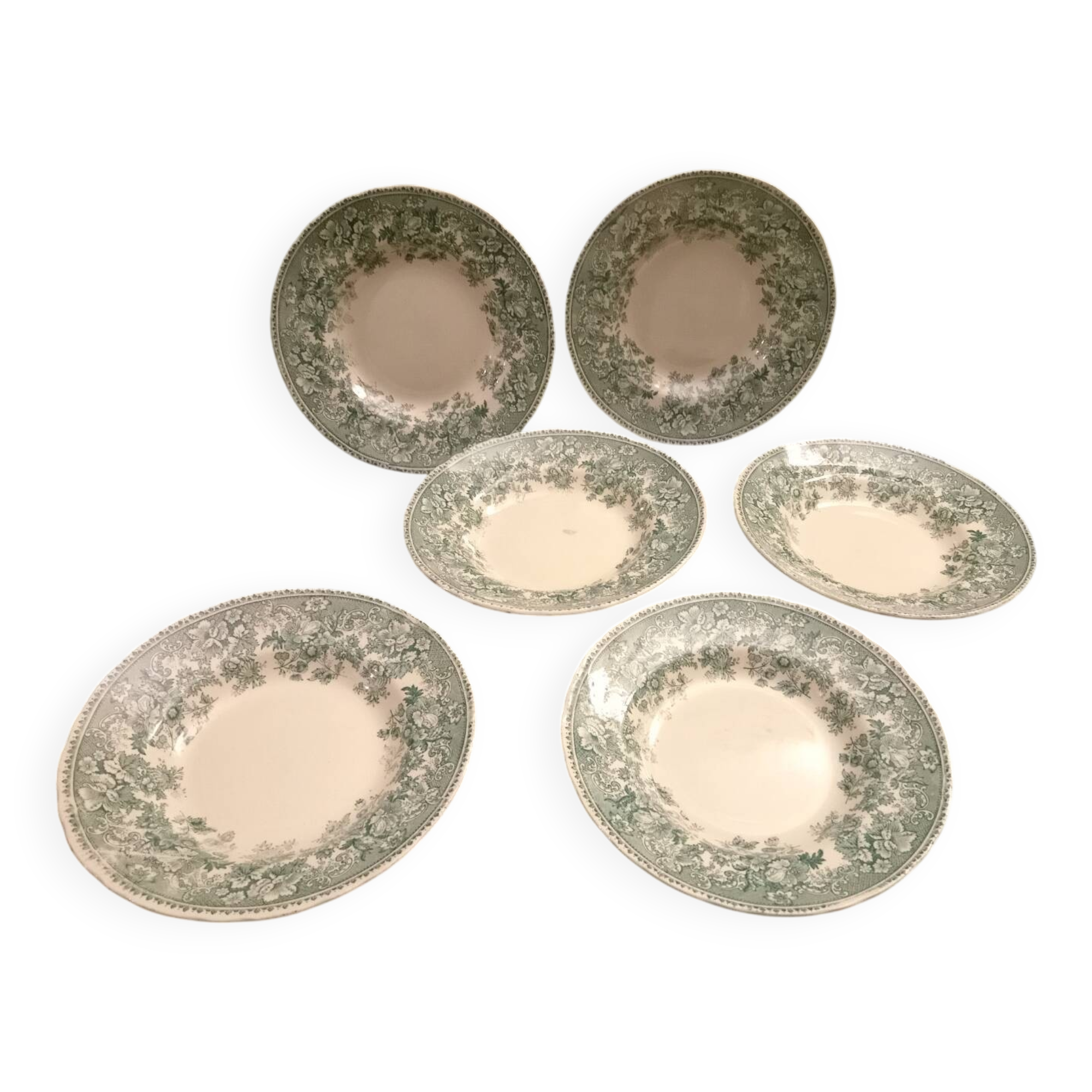 Set of deep plates Sacavem