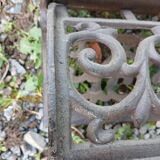 Cast iron magazine rack / wood log rack
