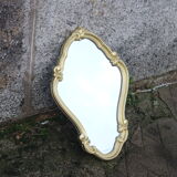 Miroir vintage doré 32x47cm