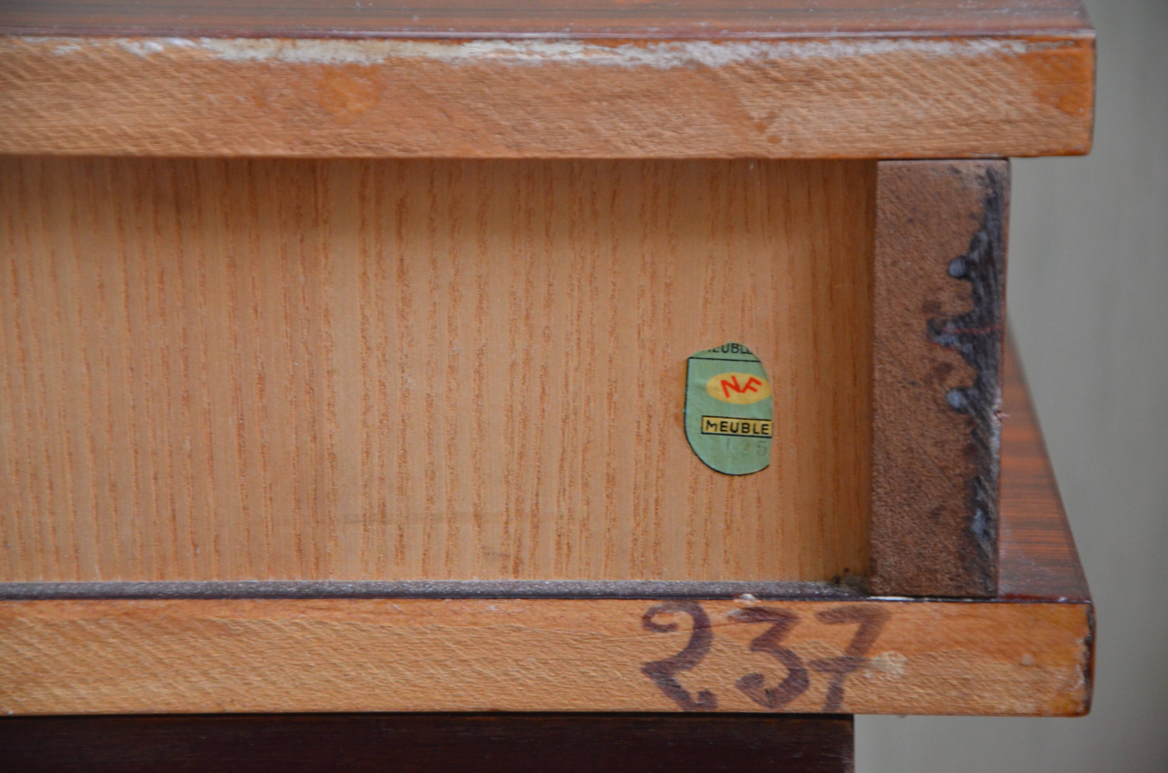 Lacquered wooden bedside