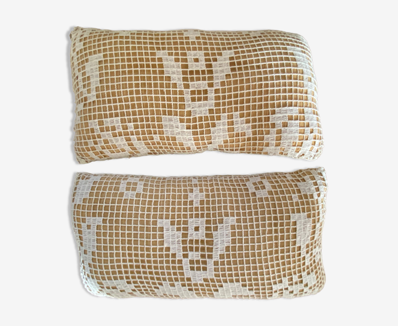 2 coussins au style bohème
