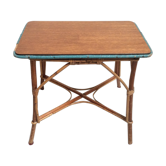 Old rattan coffee table