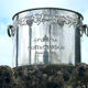 Moet Chandon pewter vasque. Vintage Oval shaped champagne bath