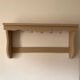 Antique wooden wall shelf