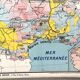 Old school map Hatier Brunhes 32, 1940 - Mineral France
