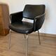 Vintage black armchair