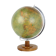 Mid-Century Light Glass Globe With Wooden Base by Paul Rath, 1950s