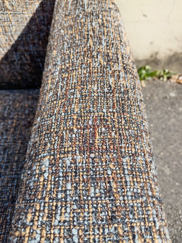 Vintage bouclé sofa, 1950s