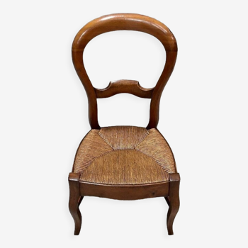 Children's chair in cherry, Louis-Philippe era - 2nd part of the nineteenth