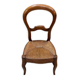 Children's chair in cherry, Louis-Philippe era - 2nd part of the nineteenth
