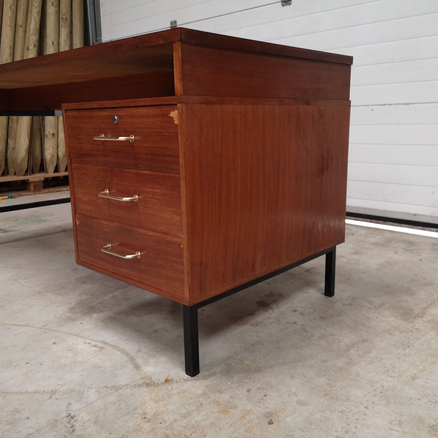 Office in the taste of modernist 1950 1960 vintage