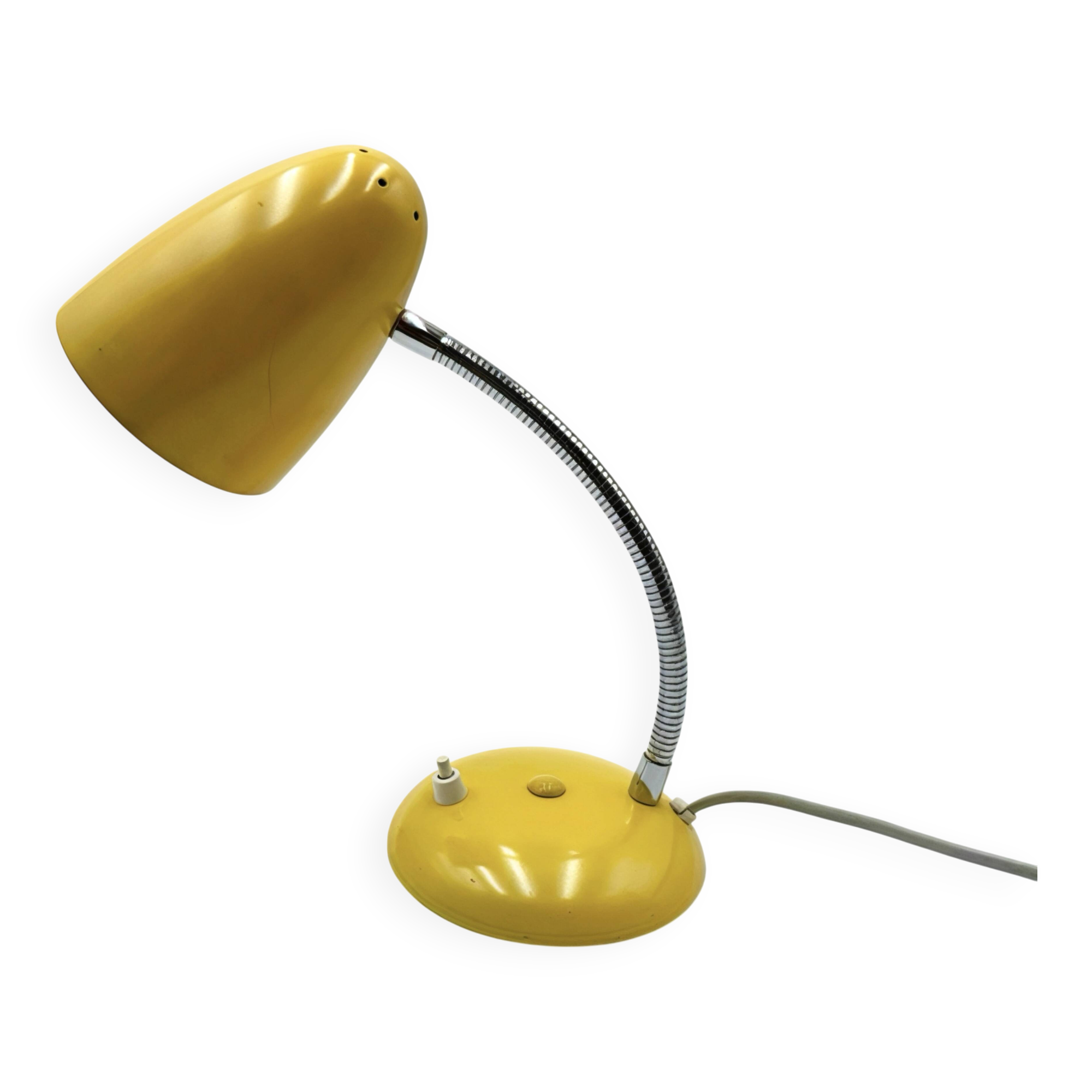 Vintage yellow cocotte lamp Igor Paris
